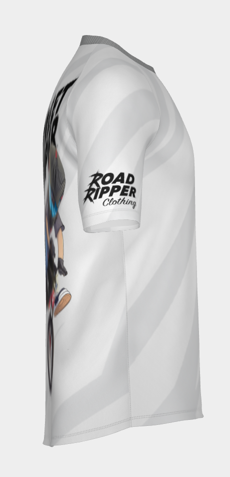 #11 Street Ripper Surron Stoppie Short Sleeve Dry fit Shirt 100% Polyester Sublimation Printed