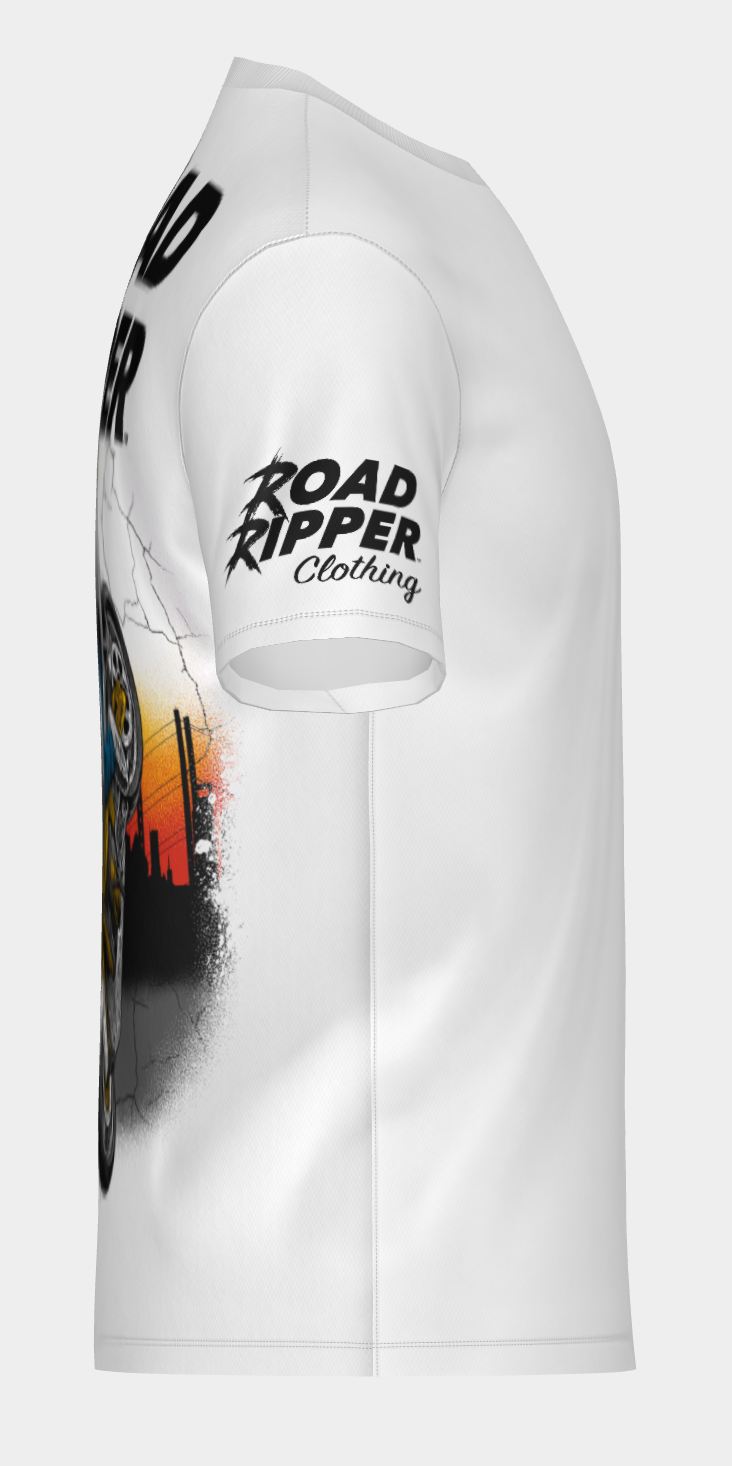 #24 Stoppie ZX6R Short Sleeve Shirt Design 100% Polyester Dry fit Sublimation Printed