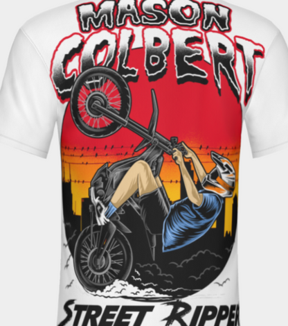 #24 Short Sleeve Mason Colbert Dry fit Shirt 100% Polyester Sublimation Printed