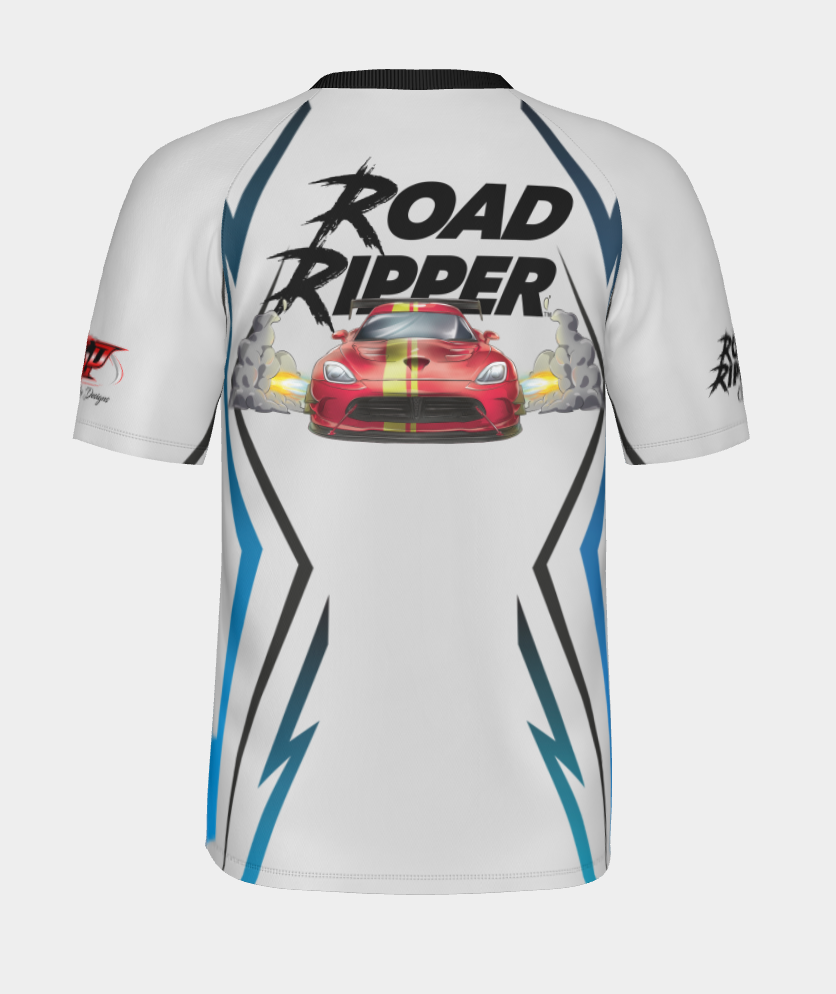 #5 Road Ripper Short Sleeve Viper Design 100% Polyester Dry fit Sublimation Printed