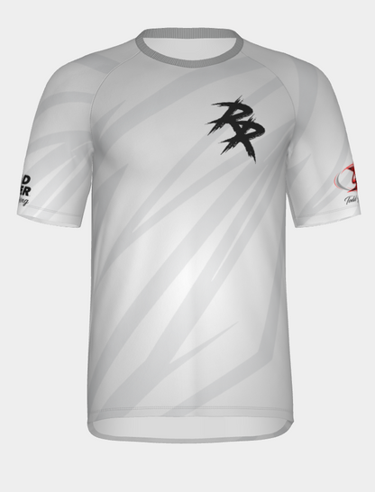 #15 Street Ripper Short Sleeve Mason Surron 12 o'clock wheelie Dry fit Shirt 100% Polyester Sublimation Printed silver strips