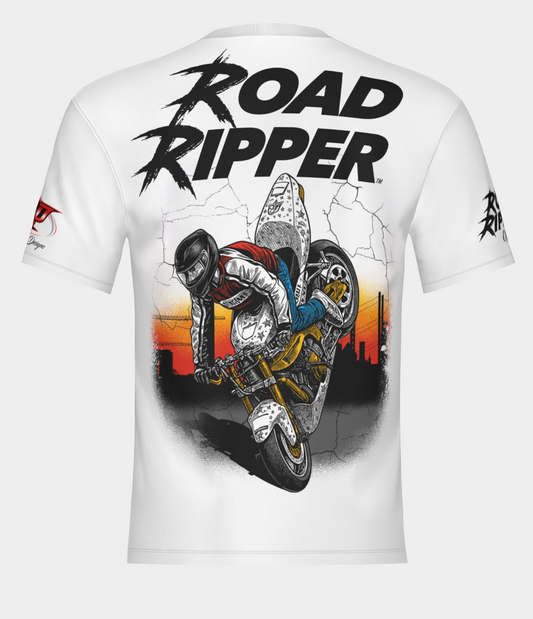 #24 Stoppie ZX6R Short Sleeve Shirt Design 100% Polyester Dry fit Sublimation Printed